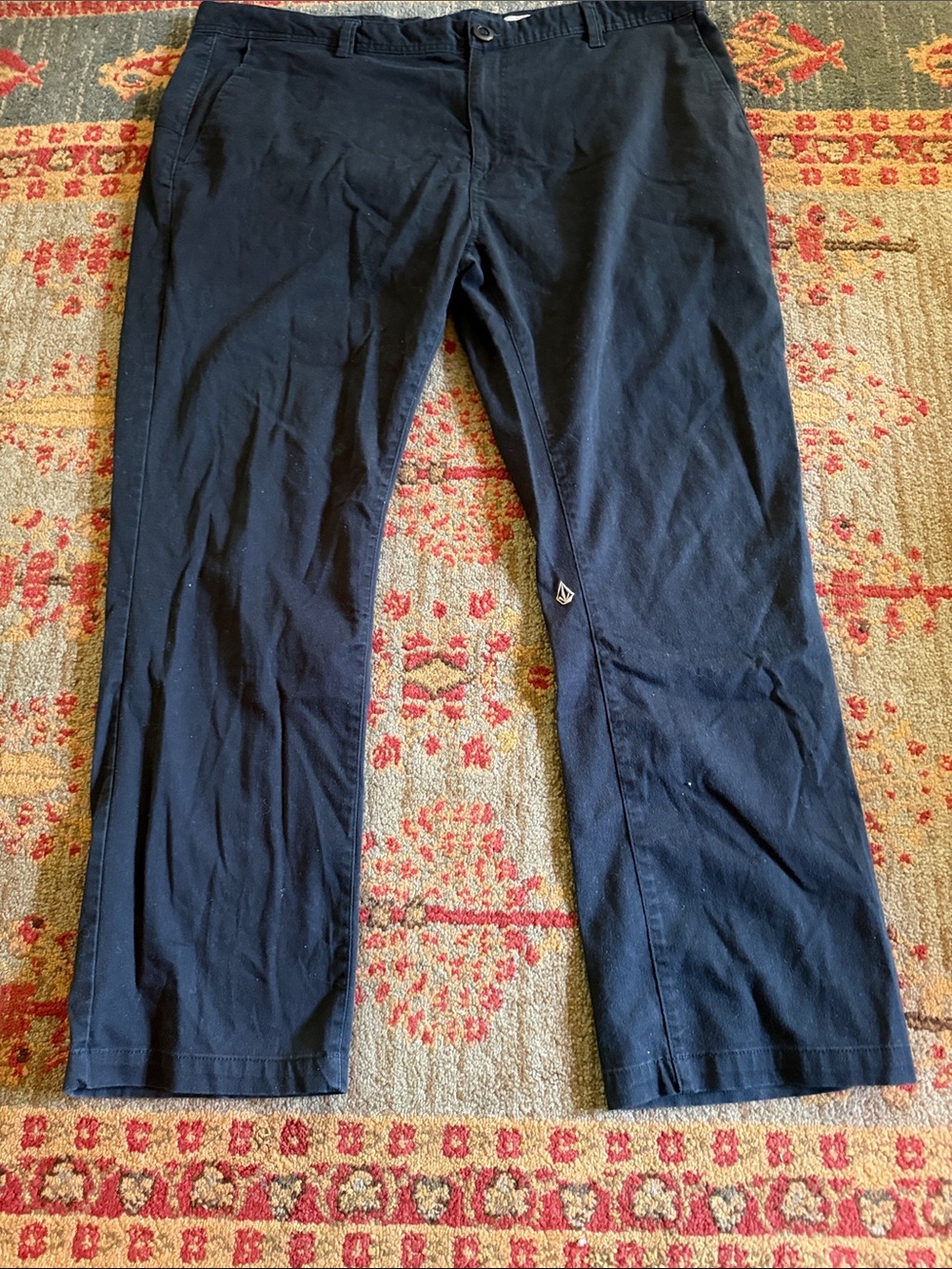 Volcom Navy Blue Casual Pants